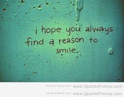 Find a reason to smile